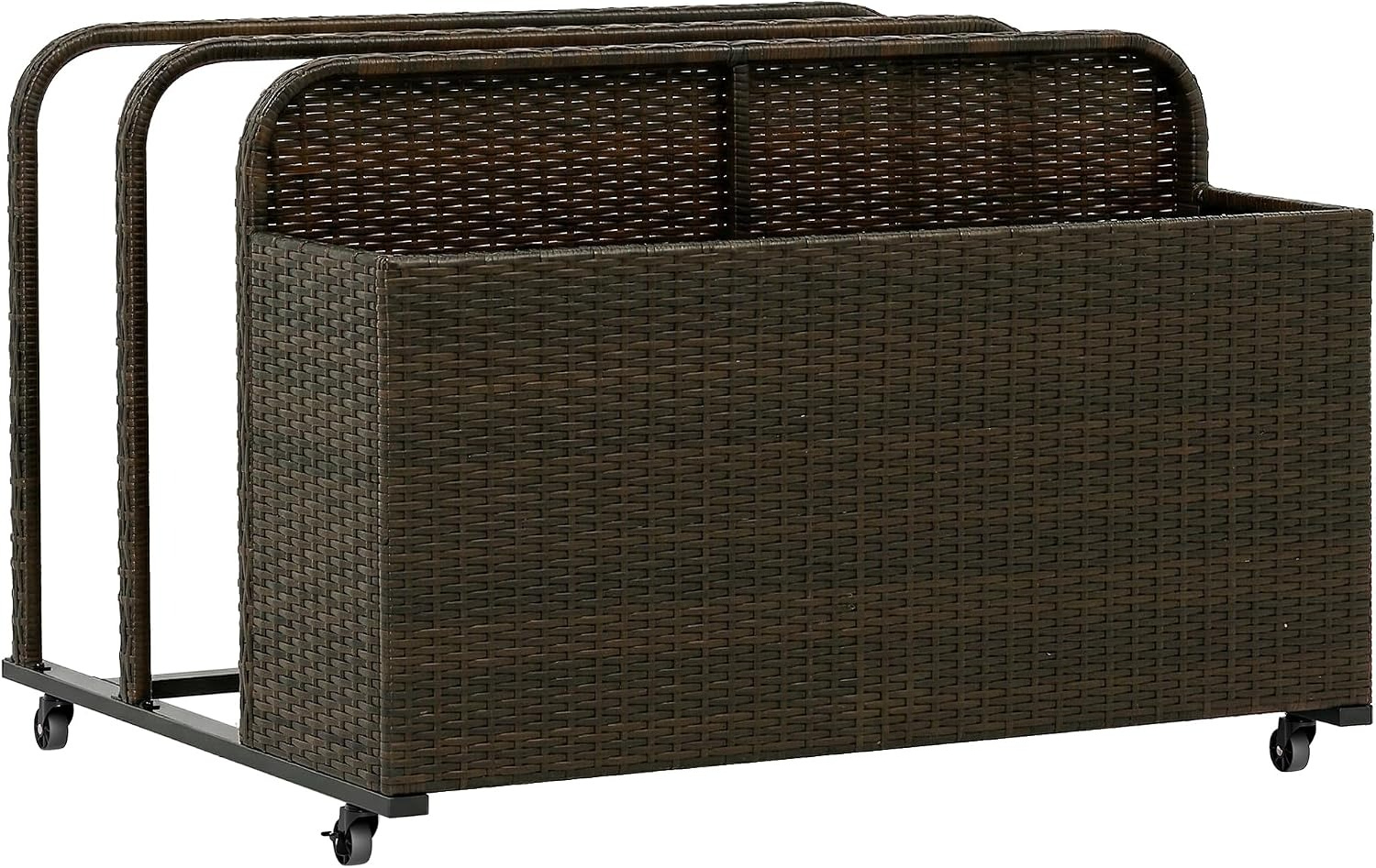 Outdoor Furniture For Pool - Wicker Pool Float Storage Organizer, PE