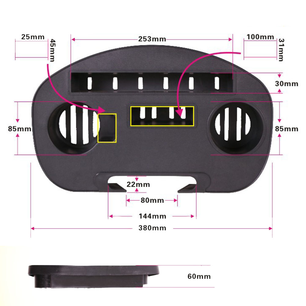 Bistro Table Set - Clip On Cup Holder With Mobile