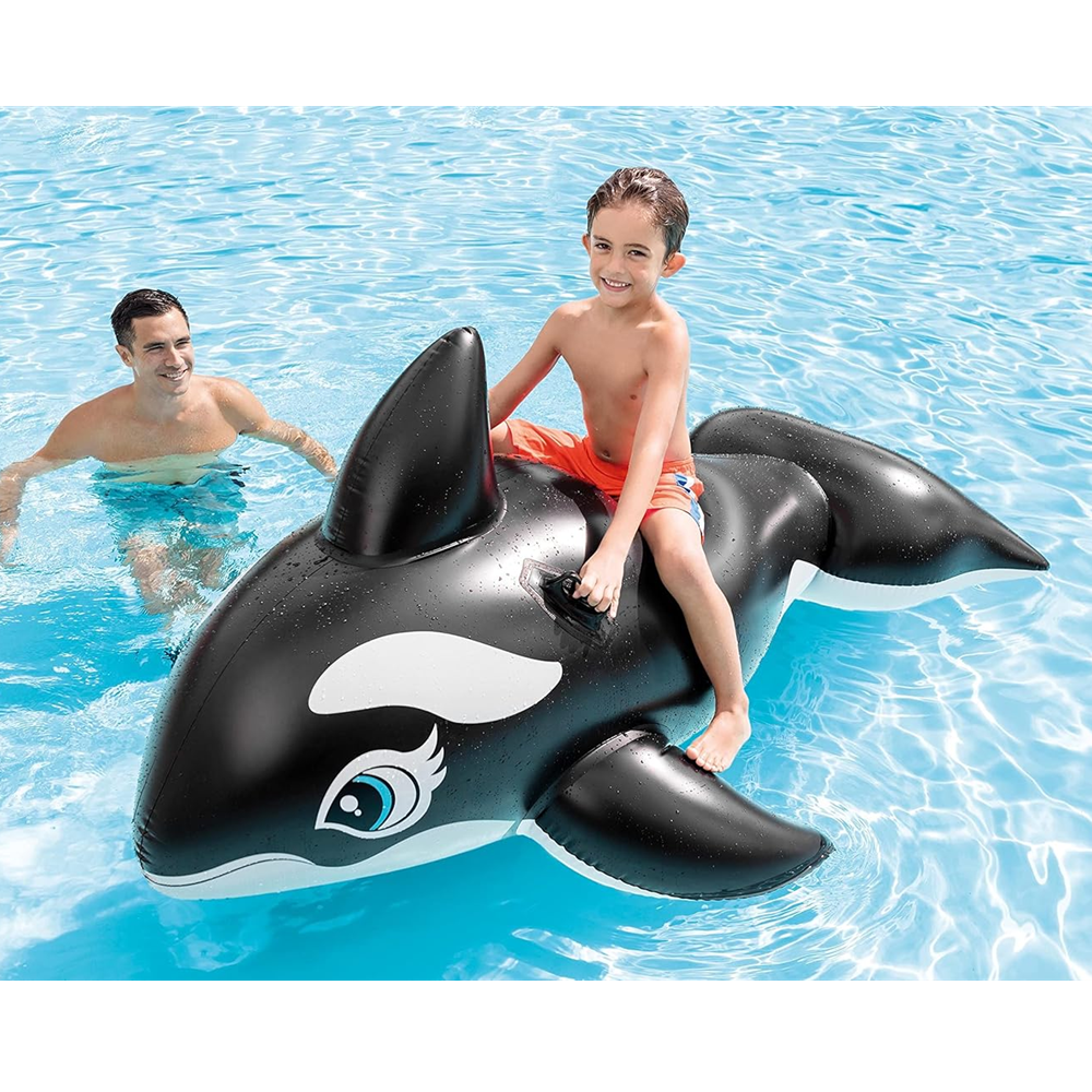 Outdoor Furniture For Pool - Giant Whale Inflatable Floating Bed Pool