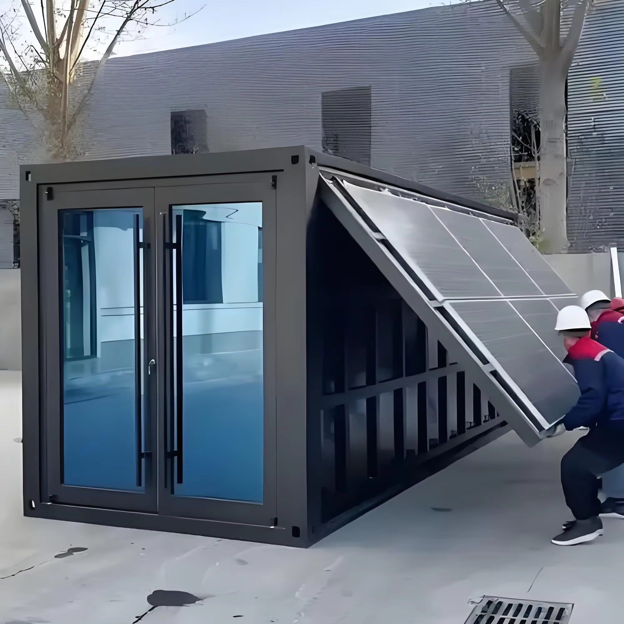 Outdoor Furniture Designer - Retractable Weatherproof Patio Enclosure with Solar