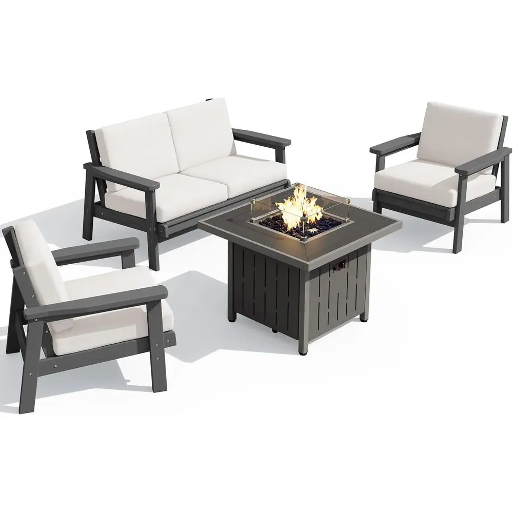 Outdoor Furniture And Fire Pit - 33 Fire Pit Patio Furniture Set,
