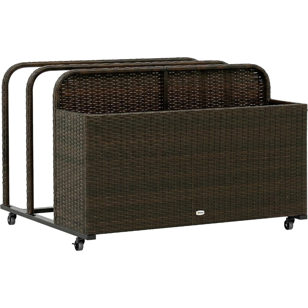 Outdoor Furniture For Pool - Pool Float Storage Organizer, Rattan Outdoor
