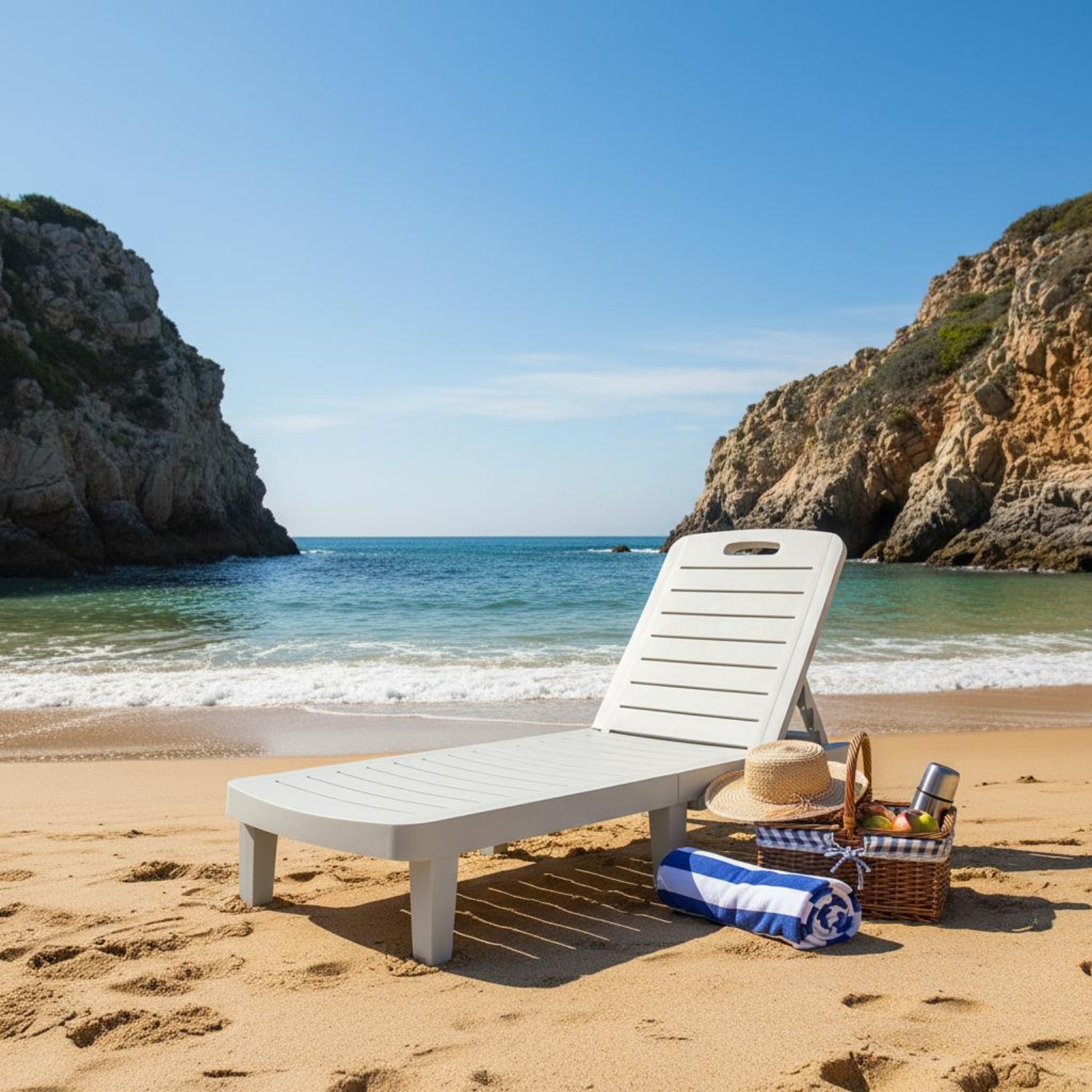 Outdoor Furniture Quick Dry - Adjustable Chaise Lounge Sunbathing Pool Lounger