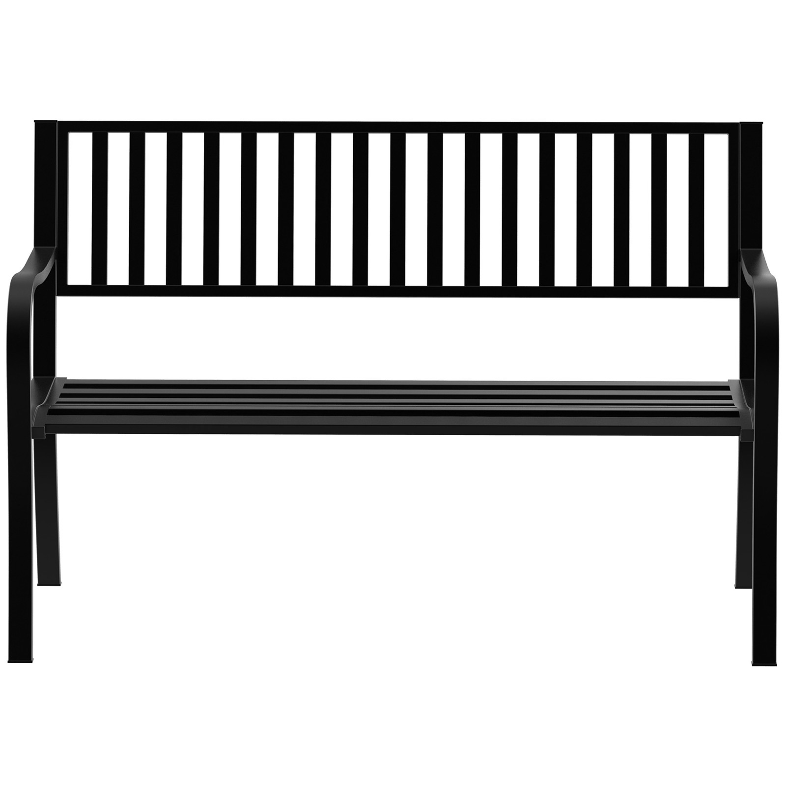 Outdoor Bench Patio Steel Gard - Outdoor Furniture One Piece 评论和价格