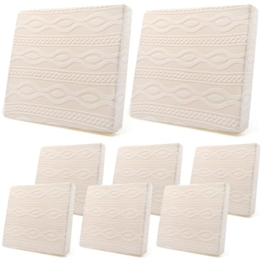 8Pcs Stretch Patio Cushion Cov - Outdoor Furniture Patio 评论和价格