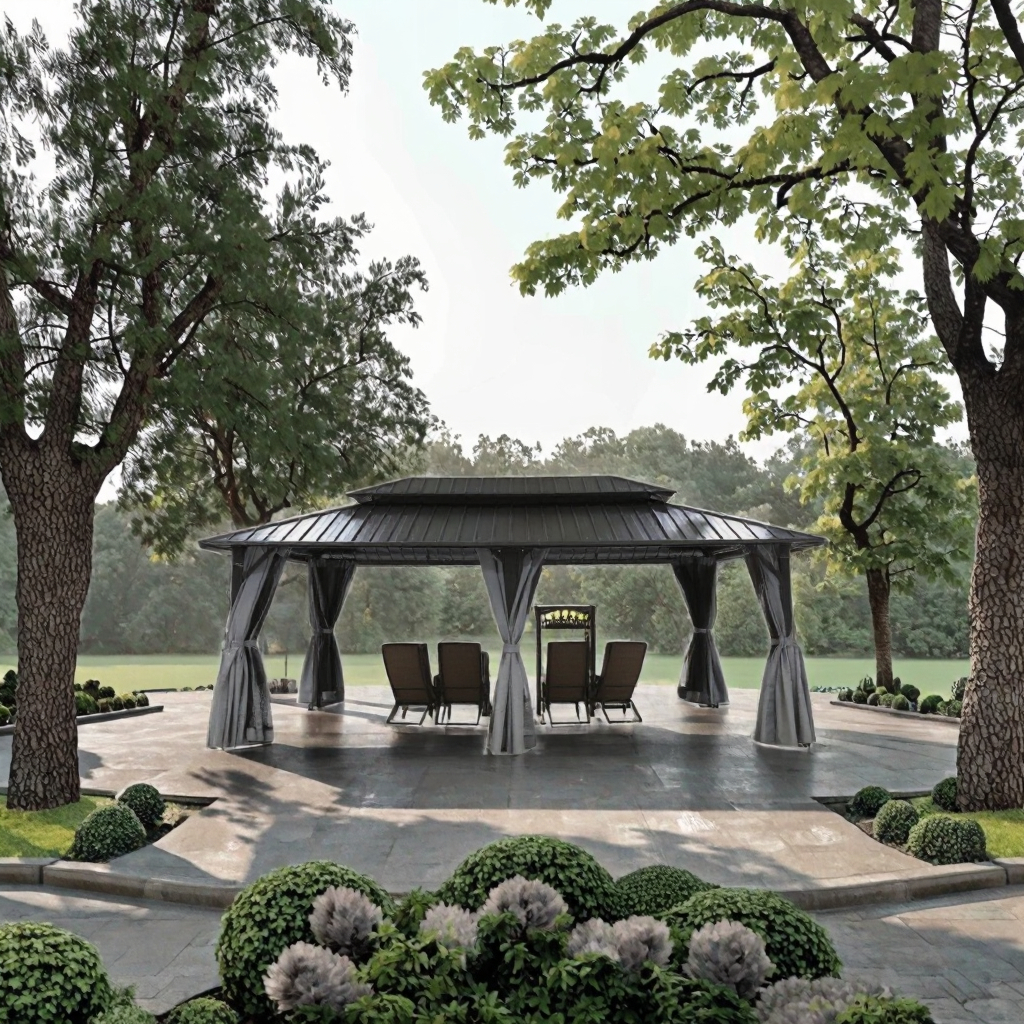Outdoor Aluminum Frame Canopy  - Outdoor Furniture Aluminium 评论和价格