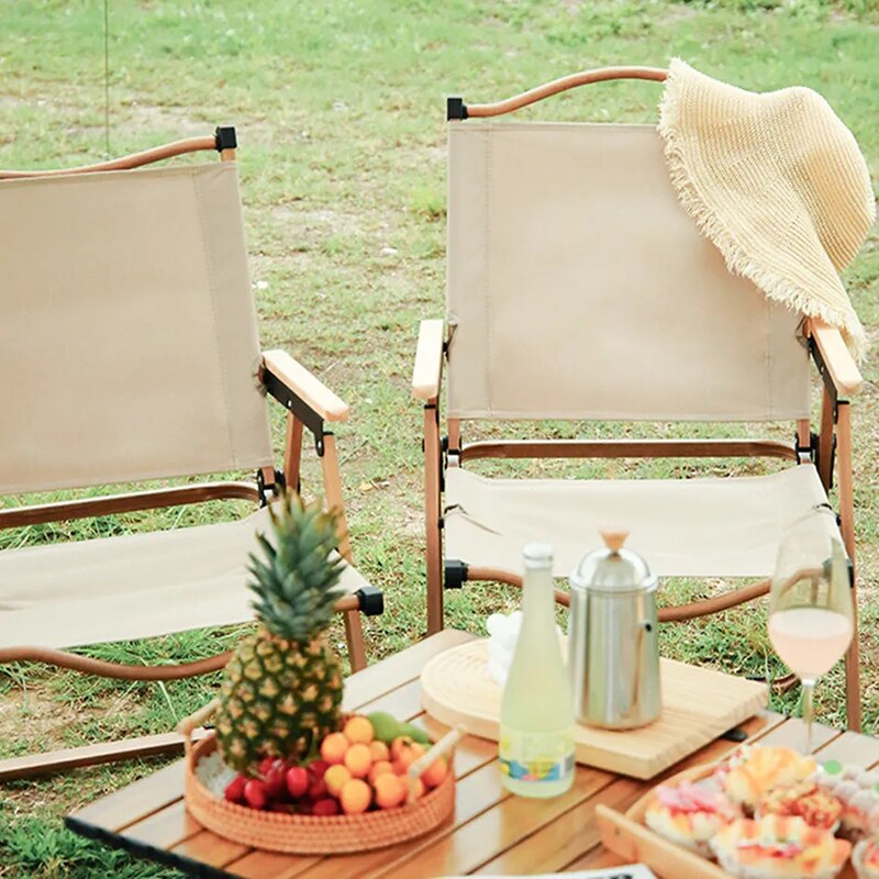 2pcs/1pcs Portable Camping Cha - Outdoor Furniture Aluminium 评论和价格