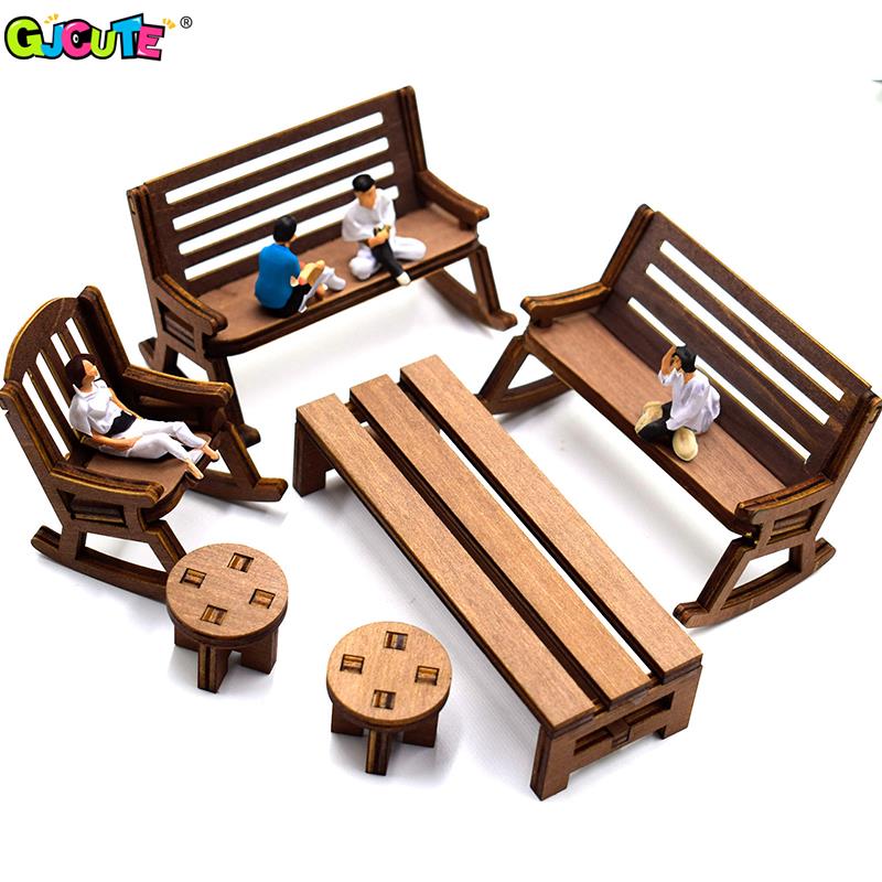 1：12 Dollhouse Mini Park Table - Bistro Table Set 评论和价格