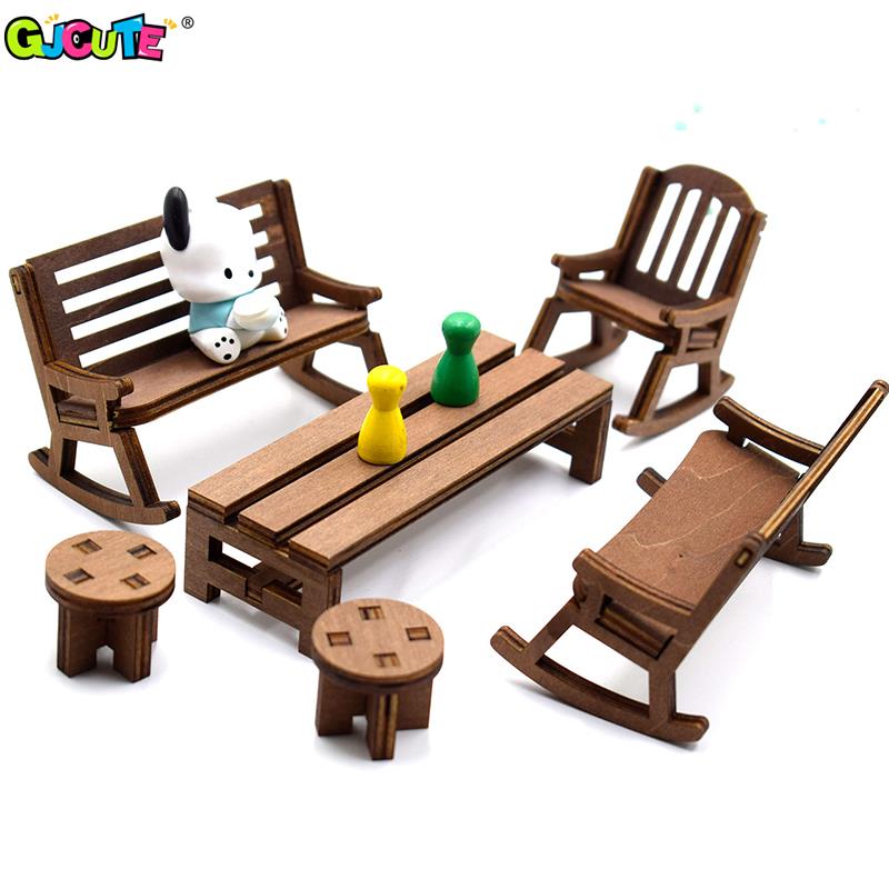 1：12 Dollhouse Mini Park Table - Bistro Table Set 评论和价格