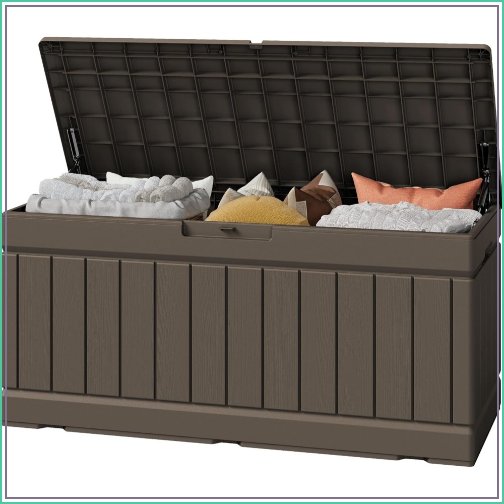 82 Gallon Outdoor Storage Box  - Outdoor Furniture For Pool 评论和价格