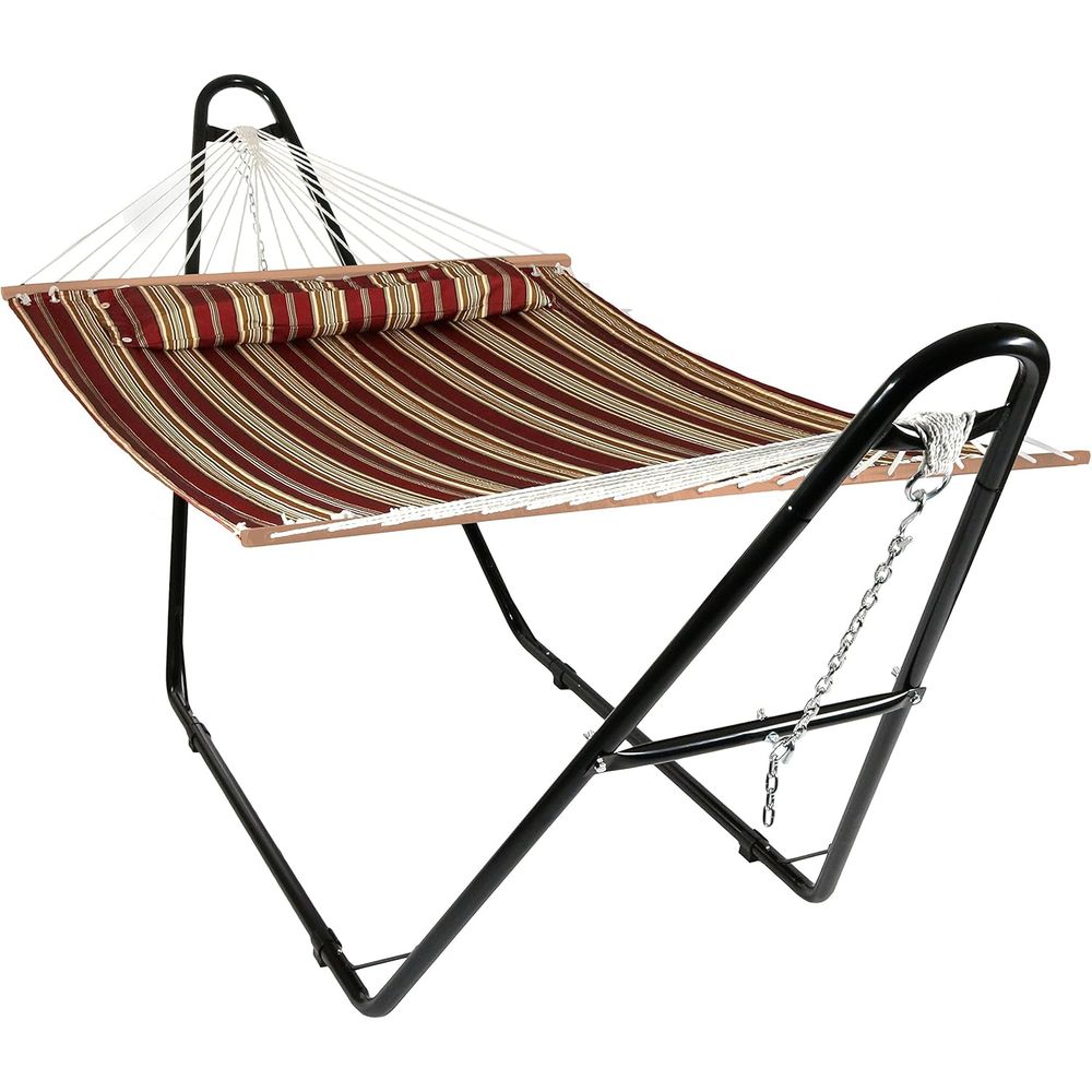 Sunnydaze Quilted Double Hammo - Outdoor Furniture Quick Dry 评论和价格