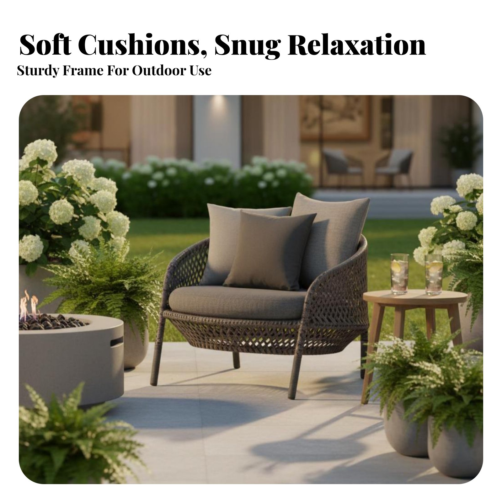 4 Pieces 4-Piece Wickerdesign  - Outdoor Furniture One Piece 评论和价格