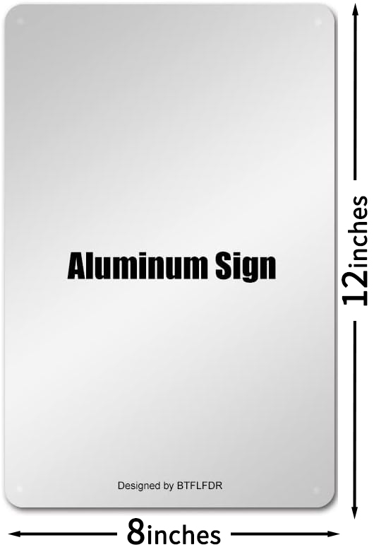 Vintage Decor Metal Sign Warni - Outdoor Furniture Aluminium 评论和价格