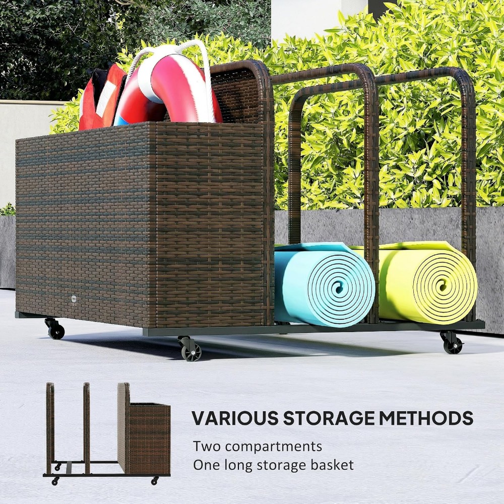 Pool Float Storage Organizer,  - Outdoor Furniture For Pool 评论和价格