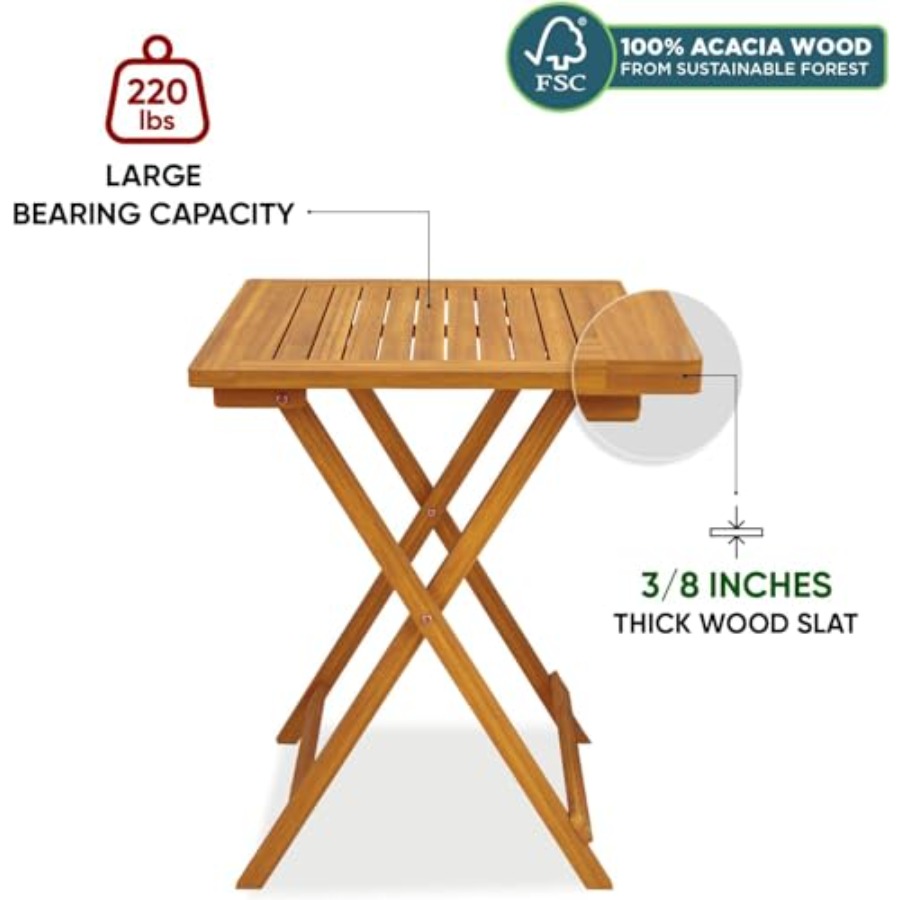 Heavy Duty 400lbs Capacity Pat - Bistro Table Set 评论和价格