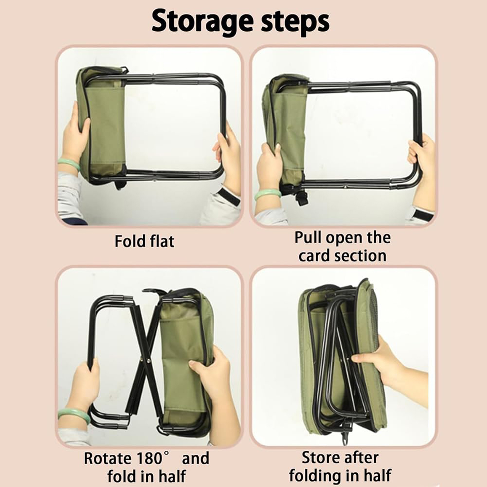 Foldable Chair with Crossbody  - Outdoor Furniture Rocking Chair 评论和价格