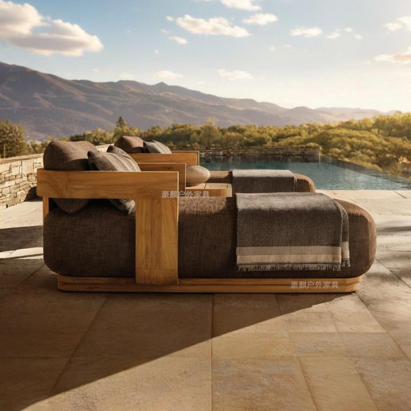 Outdoor simple reclining bed m - Outdoor Furniture In Bali 评论和价格