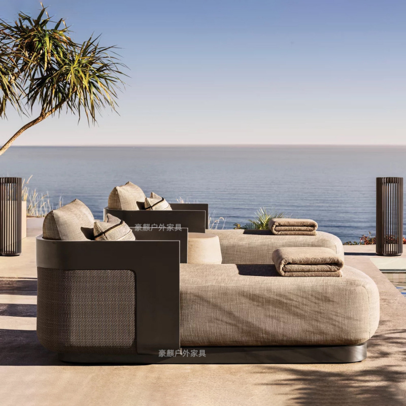 Outdoor simple reclining bed m - Outdoor Furniture In Bali 评论和价格