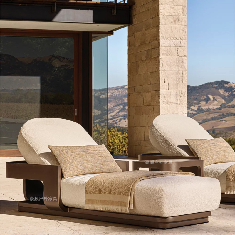 Outdoor simple reclining bed m - Outdoor Furniture In Bali 评论和价格