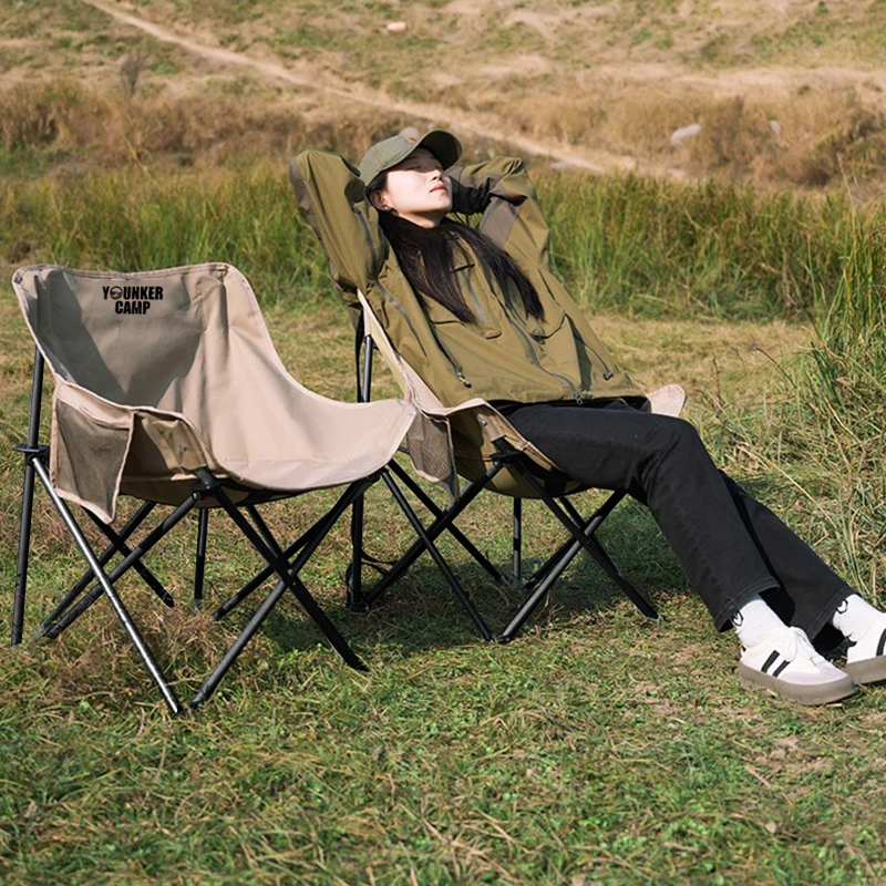 Portable Folding Camping Moon  - Outdoor Furniture Rocking Chair 评论和价格