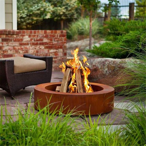 Outdoor Sofa Set Fire Pit Tabl - Outdoor Furniture And Fire Pit 评论和价格