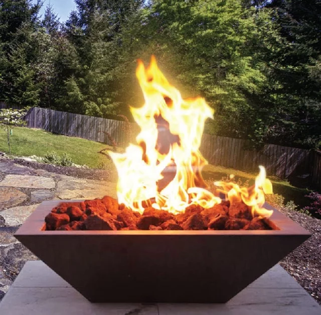 Outdoor Sofa Set Fire Pit Tabl - Outdoor Furniture And Fire Pit 评论和价格
