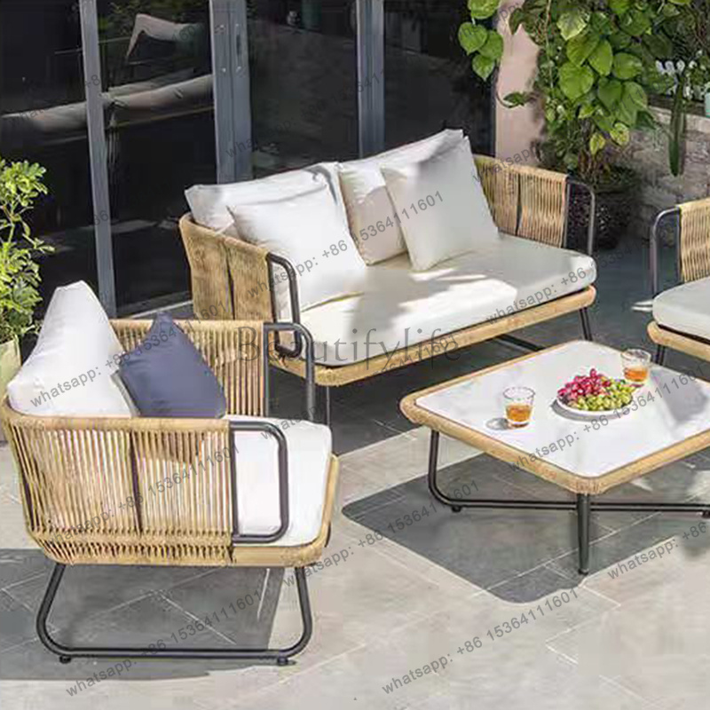 LJY Outdoor Backyard Garden Fu - Outdoor Furniture Upholstery 评论和价格