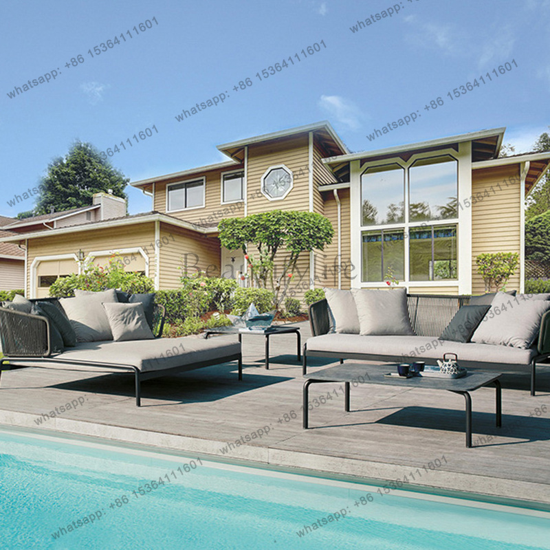 LJY Outdoor Backyard Garden Fu - Outdoor Furniture Upholstery 评论和价格