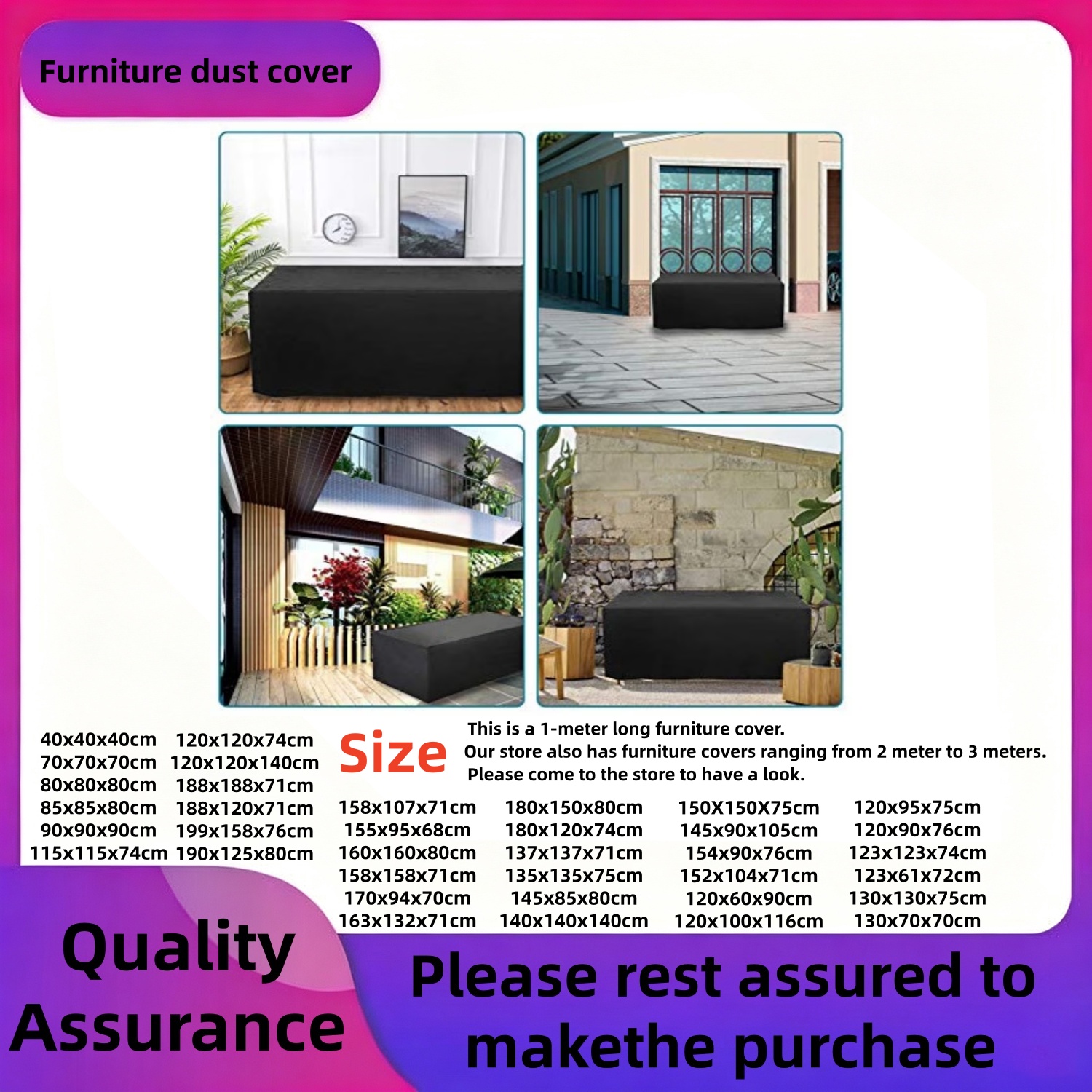 Patio FurnitureCover Rectangul - Outdoor Furniture Table 评论和价格