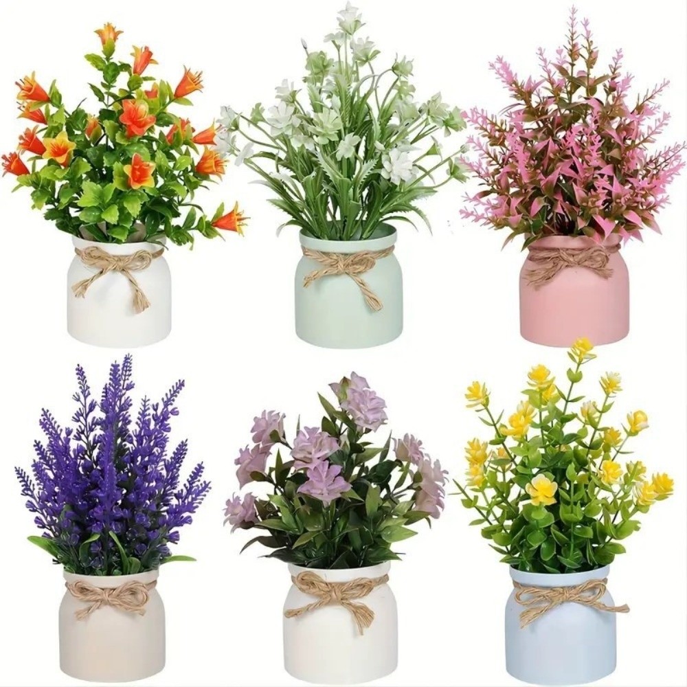 New Fake Potted Flowers Evergr - Outdoor Furniture Designer 评论和价格
