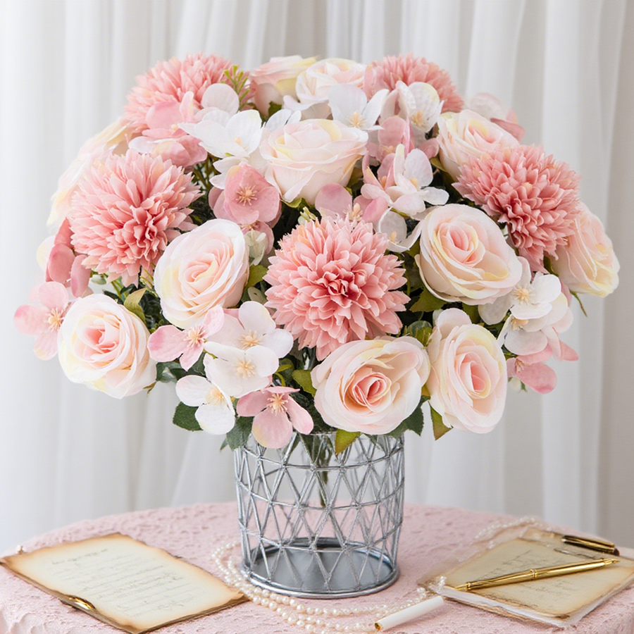 1/4pcs Artificial Flower Rose  - Outdoor Furniture Designer 评论和价格