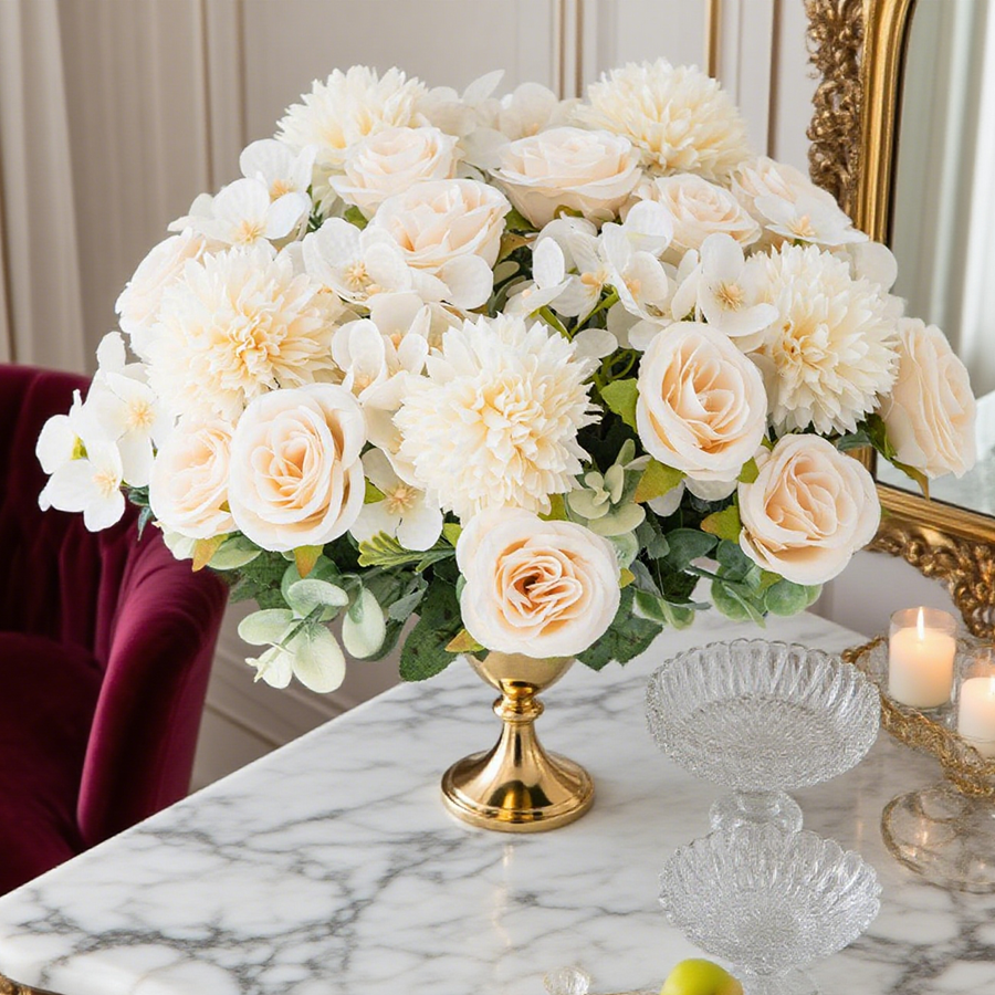 1/4pcs Artificial Flower Rose  - Outdoor Furniture Designer 评论和价格