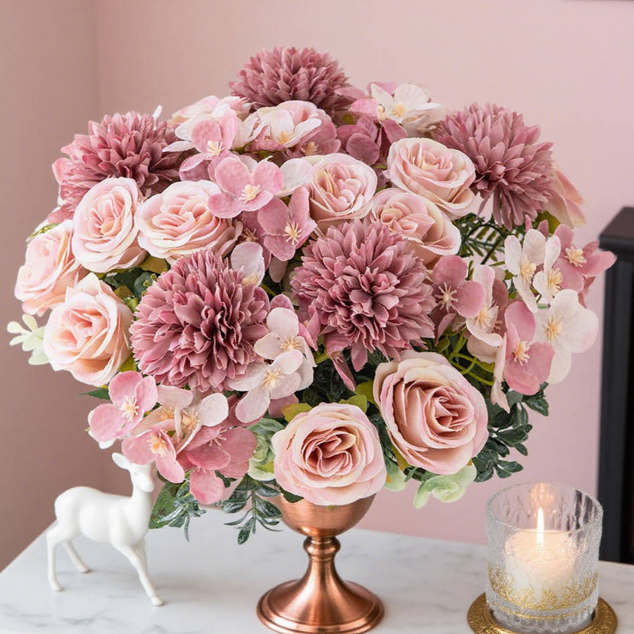 1/4pcs Artificial Flower Rose  - Outdoor Furniture Designer 评论和价格