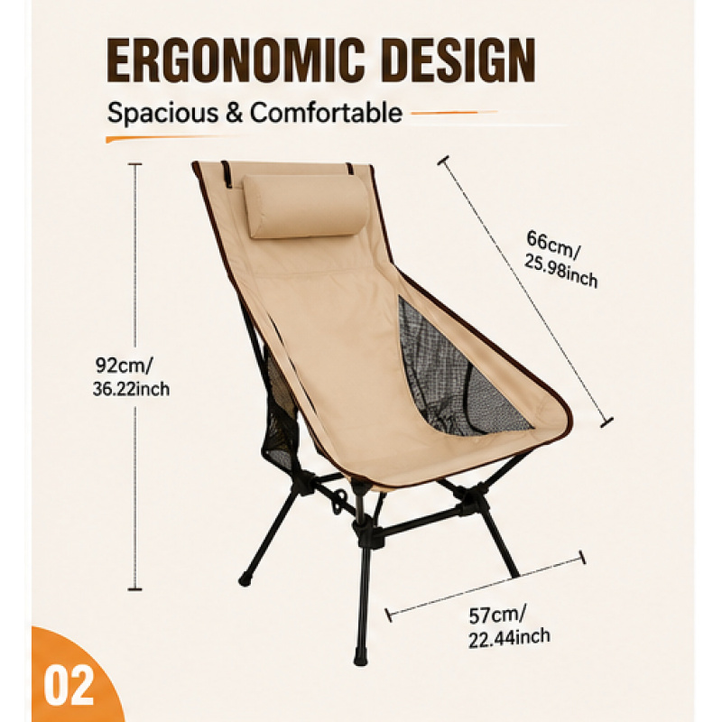 Portable Folding Camping Chair - Outdoor Furniture Aluminium 评论和价格