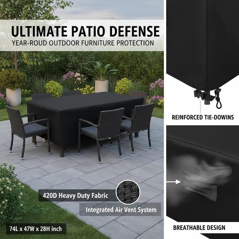 Outdoor Table Set Protector 74 - Outdoor Furniture Table 评论和价格