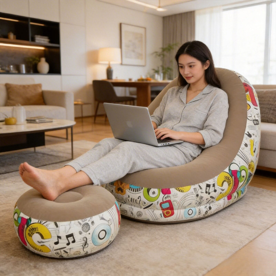 Modern Eco-flocked PVC Inflata - Outdoor Furniture Designer 评论和价格