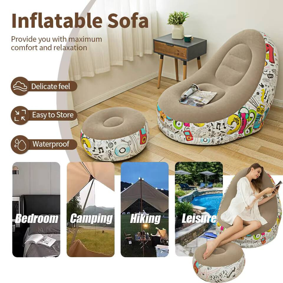 Modern Eco-flocked PVC Inflata - Outdoor Furniture Designer 评论和价格