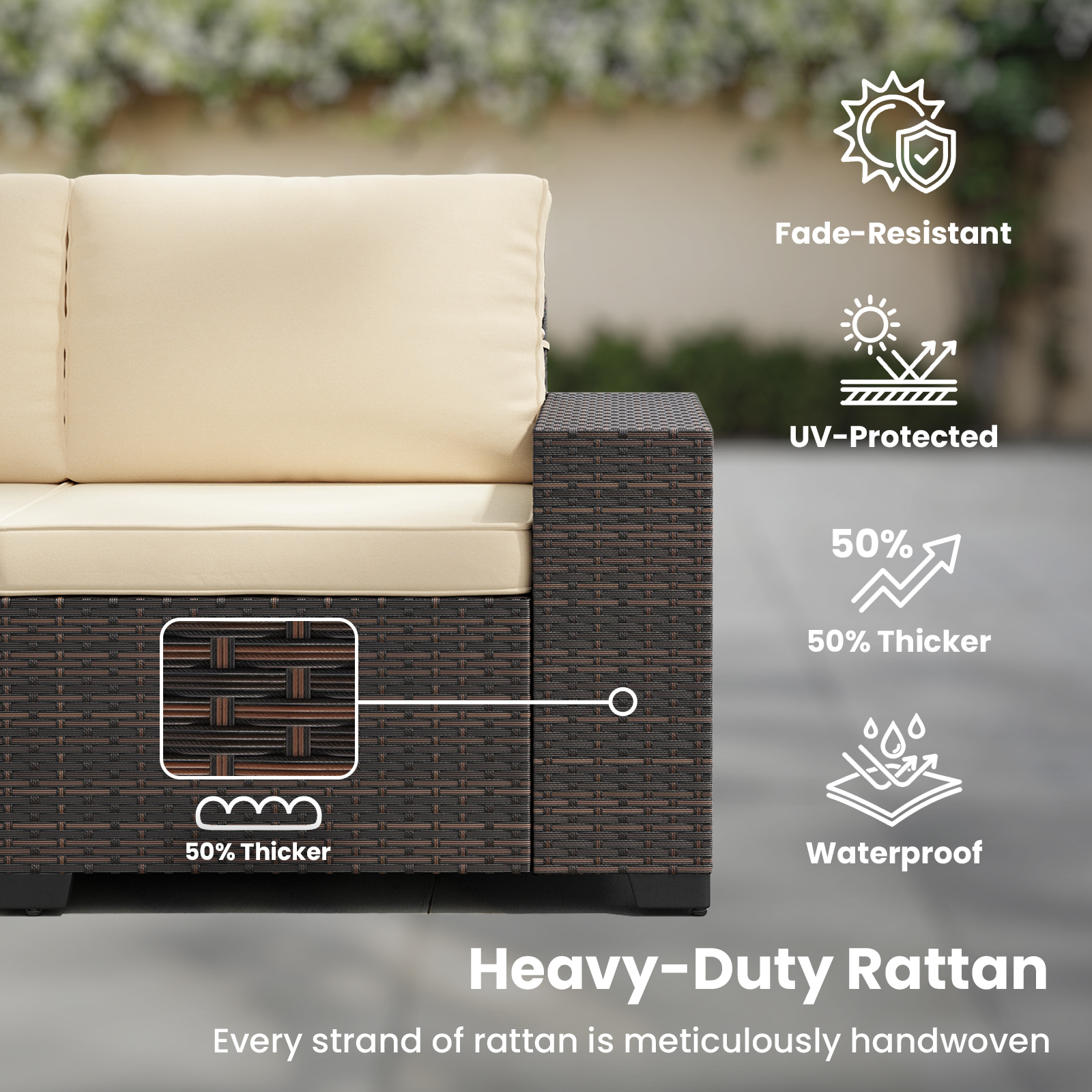7 Piece Patio Furniture Set wi - Outdoor Furniture And Fire Pit 评论和价格