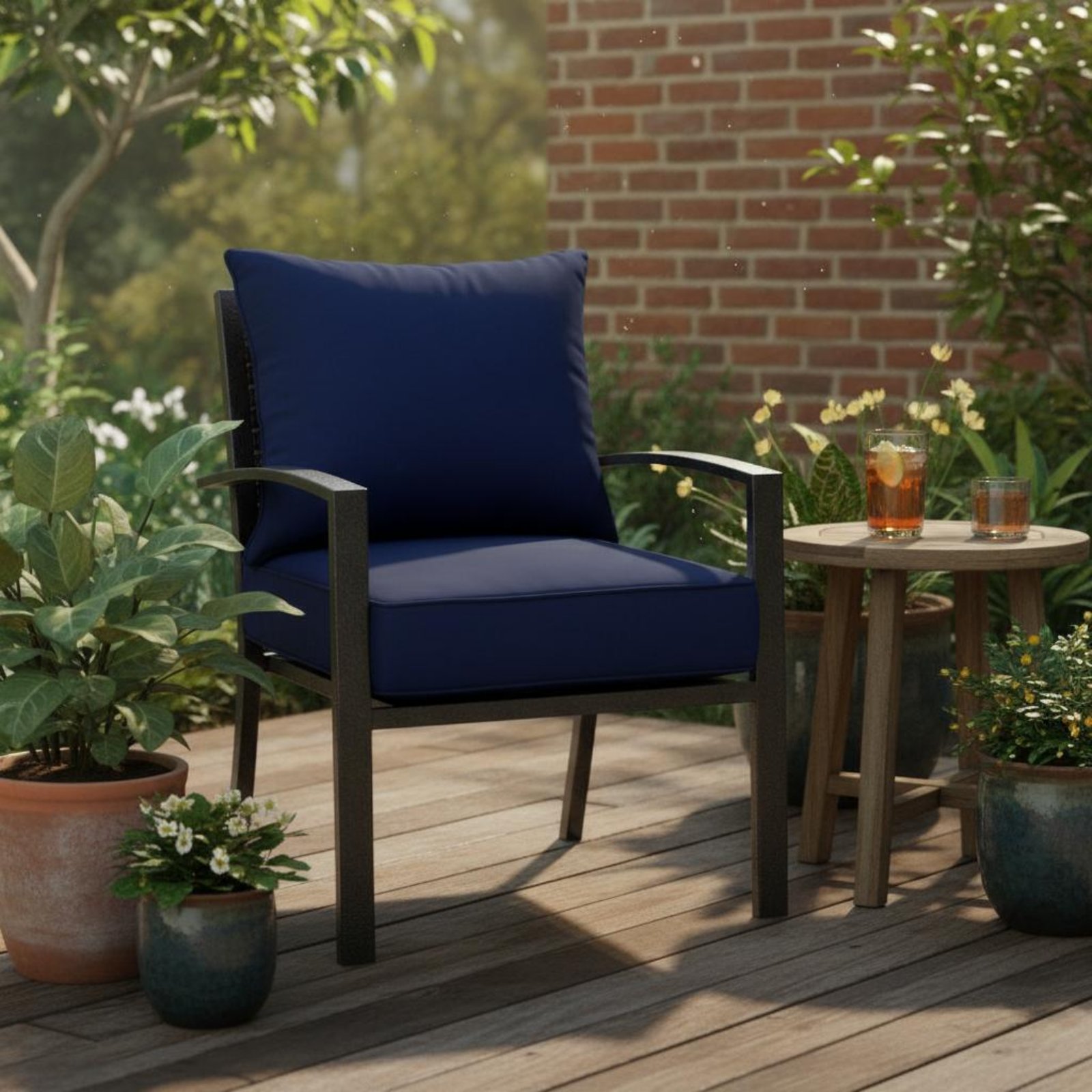 Patio Chair Pad Hidden Closure - Outdoor Furniture Patio 评论和价格