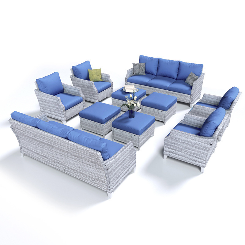 Modern PE Rattan Outdoor Sofa  - Outdoor Furniture Quick Dry 评论和价格