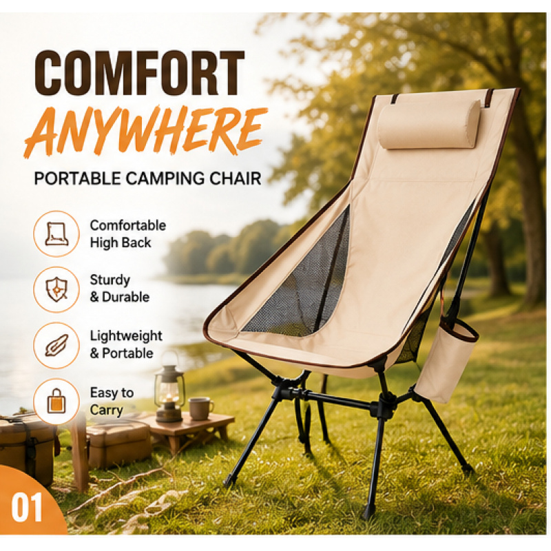 Westtune Portable Folding Camp - Outdoor Furniture Aluminium 评论和价格
