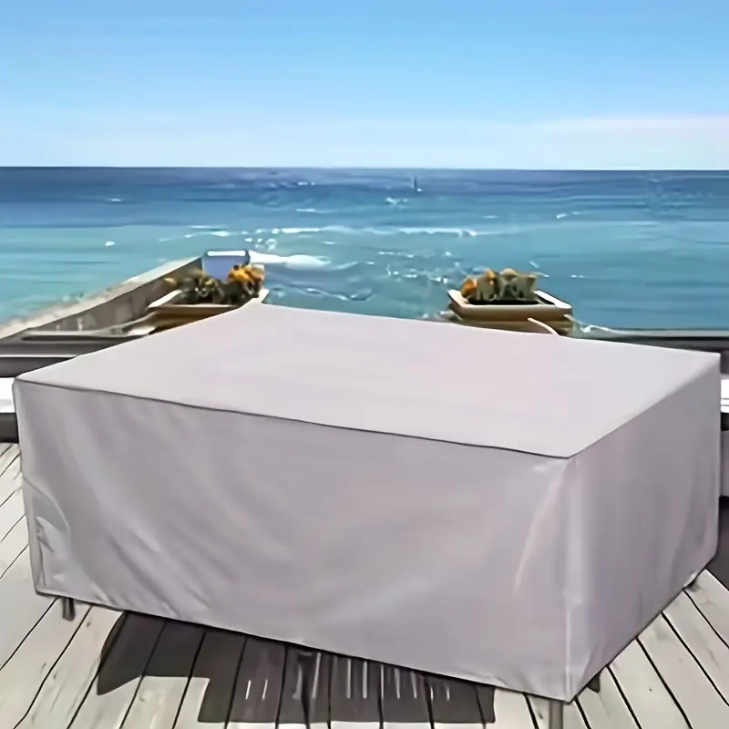 Silver Oxford Fabric Protectiv - Outdoor Furniture Table 评论和价格