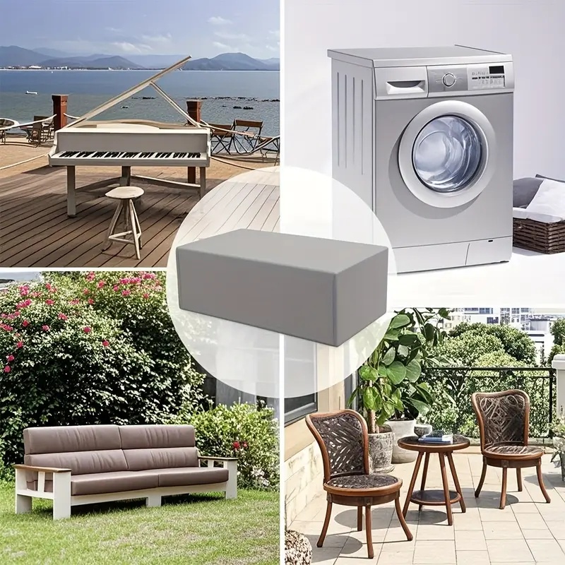 Silver Oxford Fabric Protectiv - Outdoor Furniture Table 评论和价格